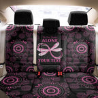 Personalized Pink Dragonfly Aboriginal of Hope Back Car Seat Cover Australia’s Breast Cancer Awareness - Aussie Hoodie
