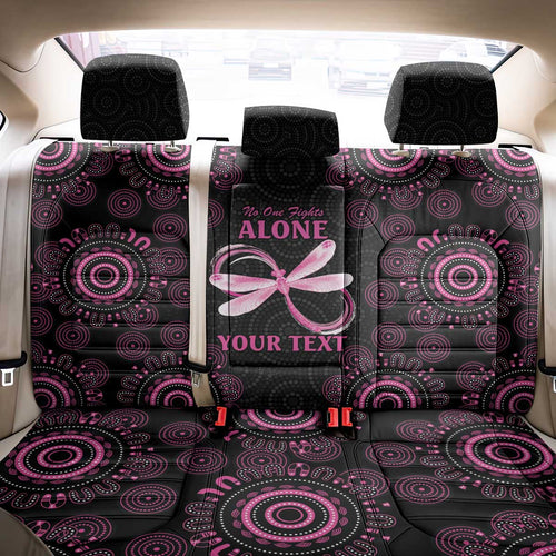 Personalized Pink Dragonfly Aboriginal of Hope Back Car Seat Cover Australia’s Breast Cancer Awareness - Aussie Hoodie