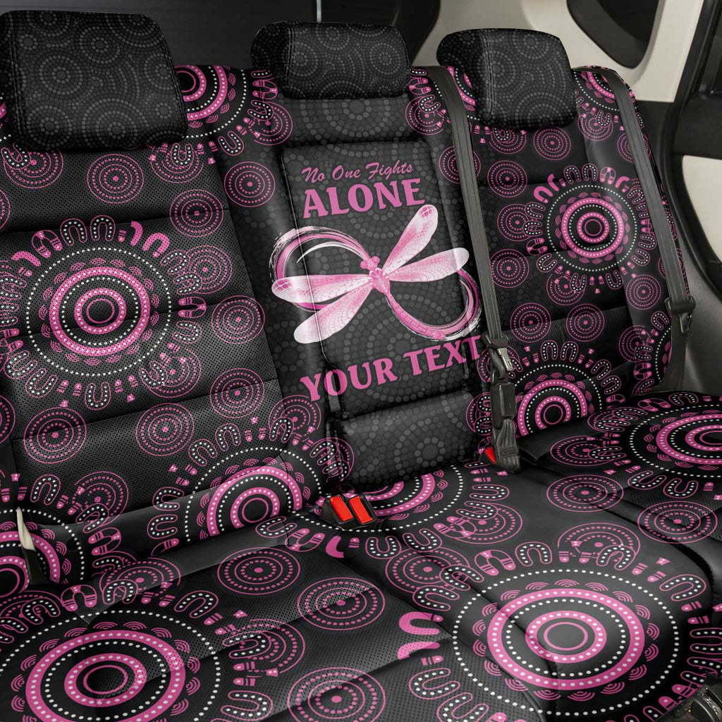 Personalized Pink Dragonfly Aboriginal of Hope Back Car Seat Cover Australia’s Breast Cancer Awareness - Aussie Hoodie