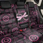 Personalized Pink Dragonfly Aboriginal of Hope Back Car Seat Cover Australia’s Breast Cancer Awareness - Aussie Hoodie