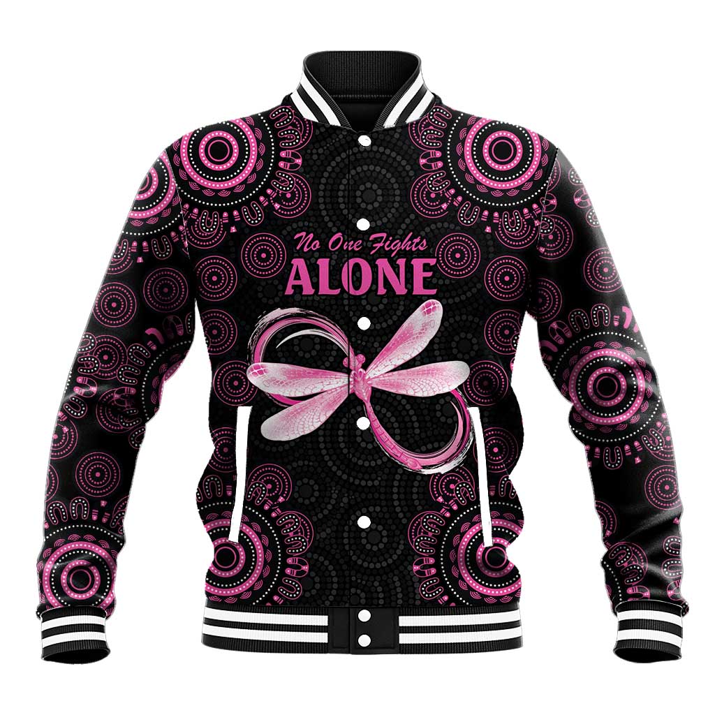 Personalized Pink Dragonfly Aboriginal of Hope Baseball Jacket Australia’s Breast Cancer Awareness - Aussie Hoodie