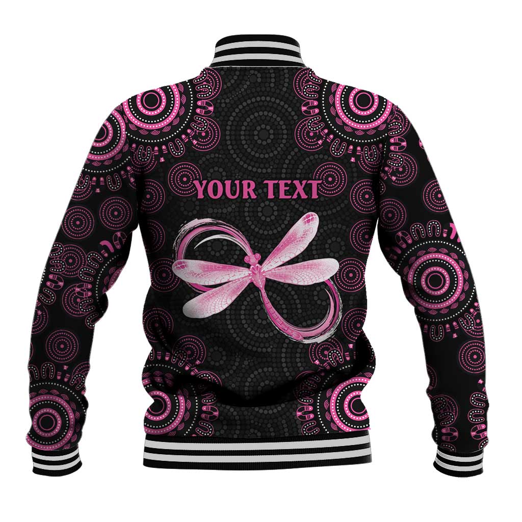 Personalized Pink Dragonfly Aboriginal of Hope Baseball Jacket Australia’s Breast Cancer Awareness - Aussie Hoodie