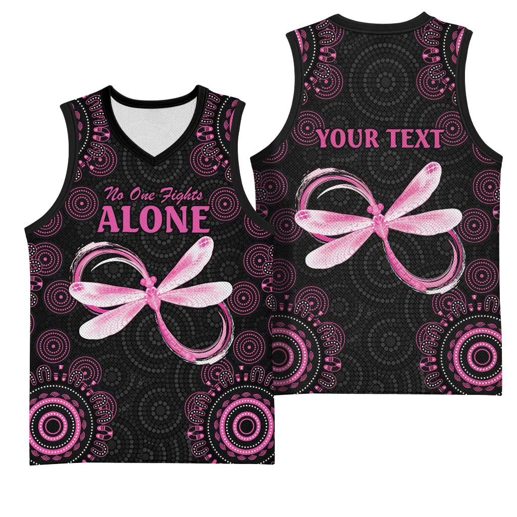 Personalized Pink Dragonfly Aboriginal of Hope Basketball Jersey Australia’s Breast Cancer Awareness - Aussie Hoodie