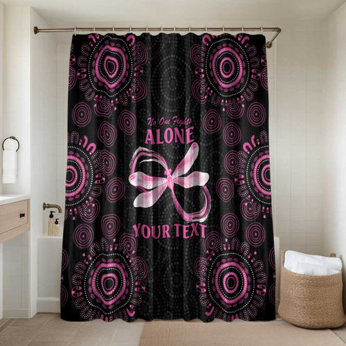 Personalized Pink Dragonfly Aboriginal of Hope Bathroom Set Australia’s Breast Cancer Awareness - Aussie Hoodie