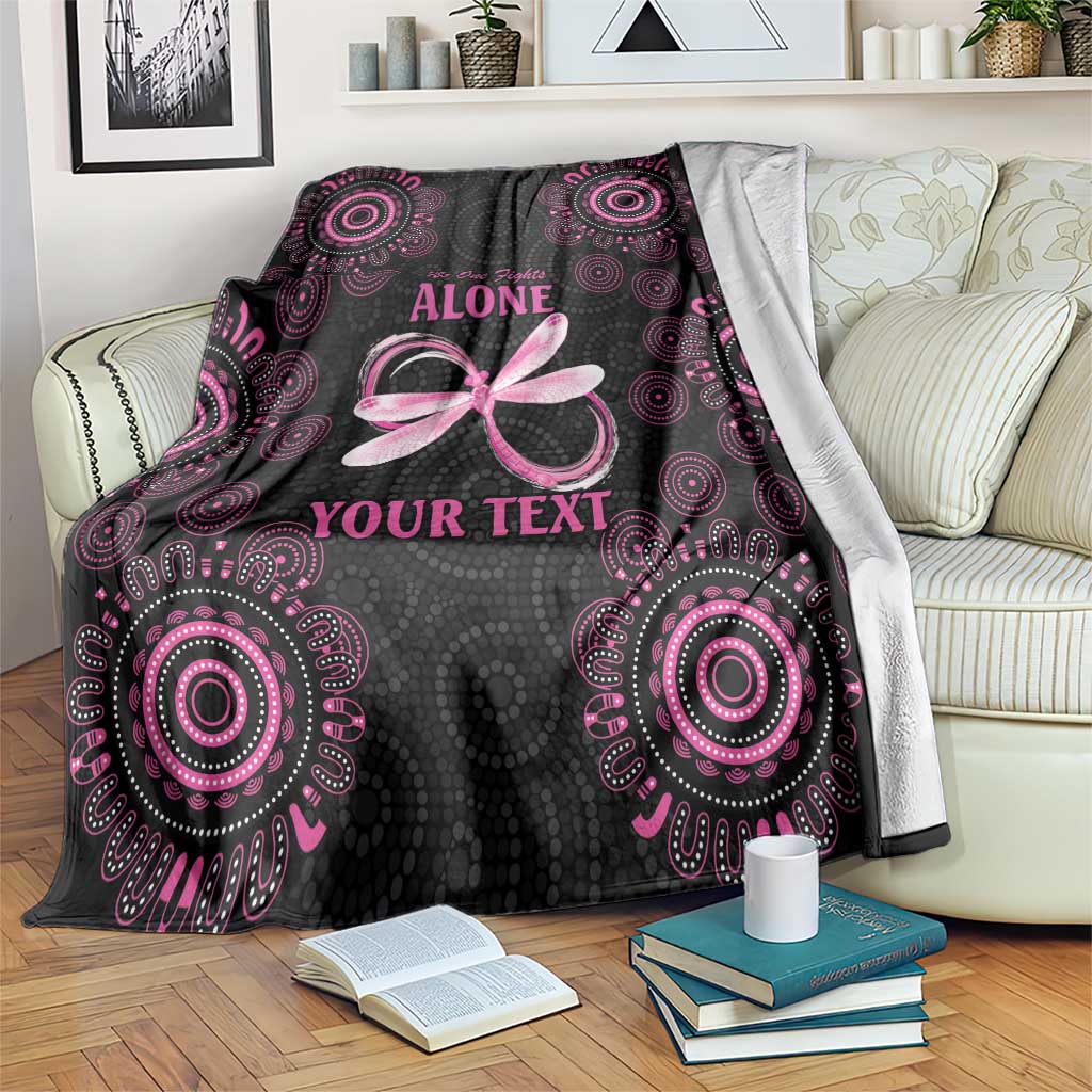 Personalized Pink Dragonfly Aboriginal of Hope Blanket Australia’s Breast Cancer Awareness - Aussie Hoodie