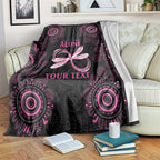 Personalized Pink Dragonfly Aboriginal of Hope Blanket Australia’s Breast Cancer Awareness - Aussie Hoodie