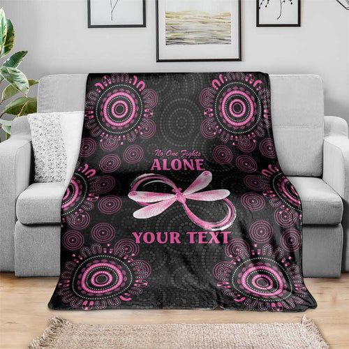 Personalized Pink Dragonfly Aboriginal of Hope Blanket Australia’s Breast Cancer Awareness - Aussie Hoodie