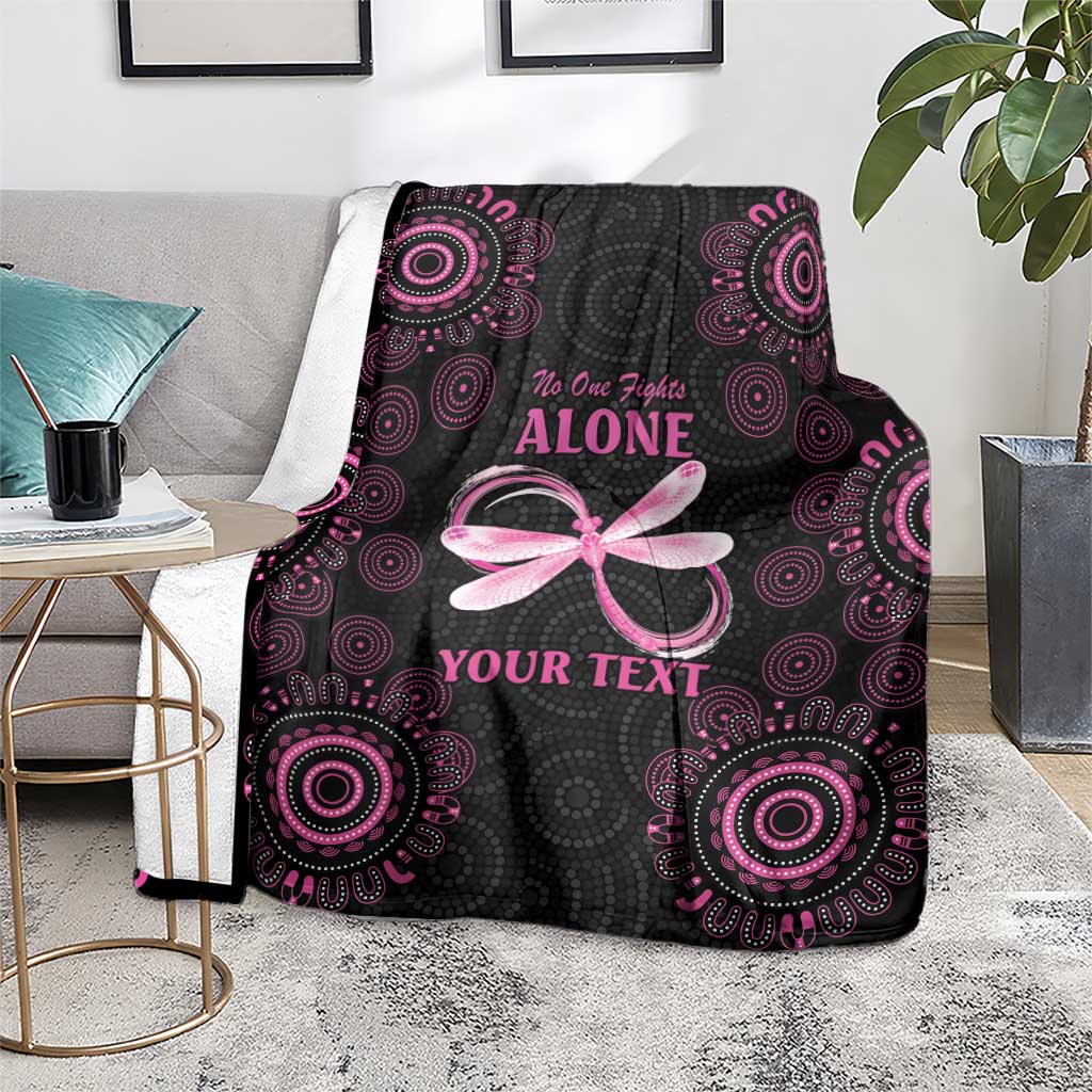 Personalized Pink Dragonfly Aboriginal of Hope Blanket Australia’s Breast Cancer Awareness - Aussie Hoodie