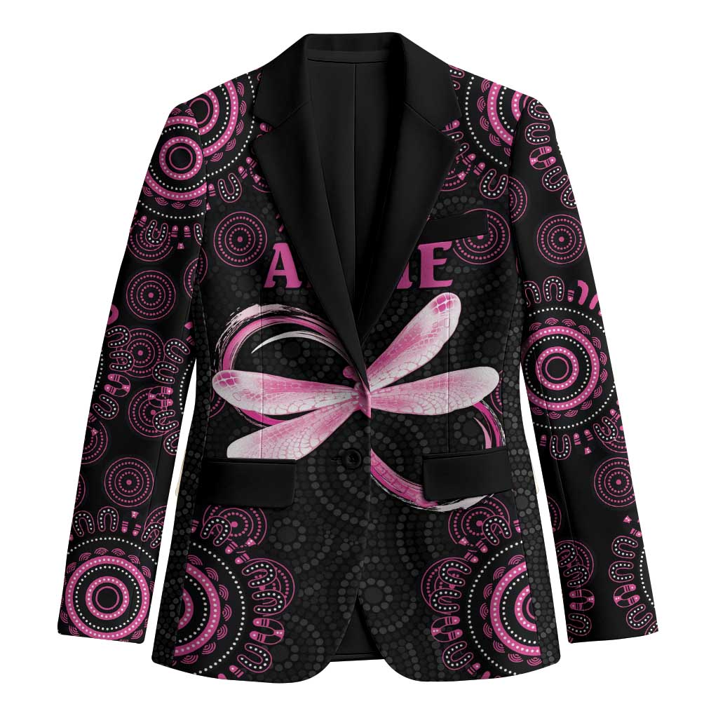 Personalized Pink Dragonfly Aboriginal of Hope Blazer Australia’s Breast Cancer Awareness - Aussie Hoodie