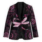 Personalized Pink Dragonfly Aboriginal of Hope Blazer Australia’s Breast Cancer Awareness - Aussie Hoodie