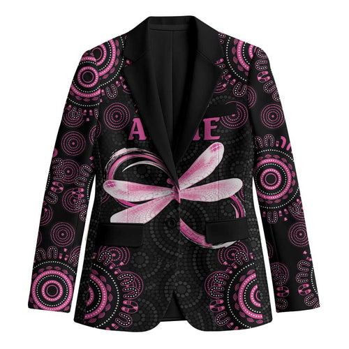 Personalized Pink Dragonfly Aboriginal of Hope Blazer Australia’s Breast Cancer Awareness - Aussie Hoodie