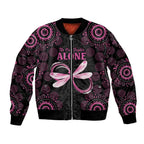 Personalized Pink Dragonfly Aboriginal of Hope Bomber Jacket Australia’s Breast Cancer Awareness - Aussie Hoodie