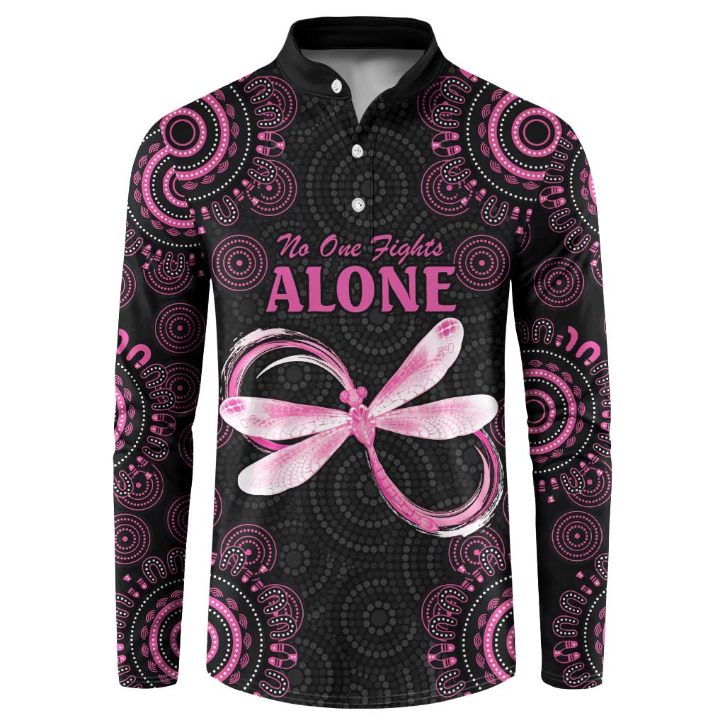 Personalized Pink Dragonfly Aboriginal of Hope Button Sweatshirt Australia’s Breast Cancer Awareness - Aussie Hoodie