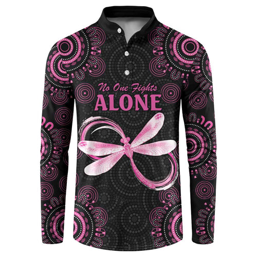 Personalized Pink Dragonfly Aboriginal of Hope Button Sweatshirt Australia’s Breast Cancer Awareness - Aussie Hoodie