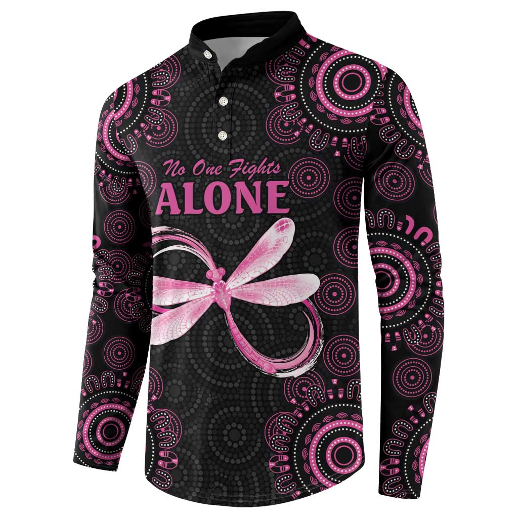 Personalized Pink Dragonfly Aboriginal of Hope Button Sweatshirt Australia’s Breast Cancer Awareness - Aussie Hoodie