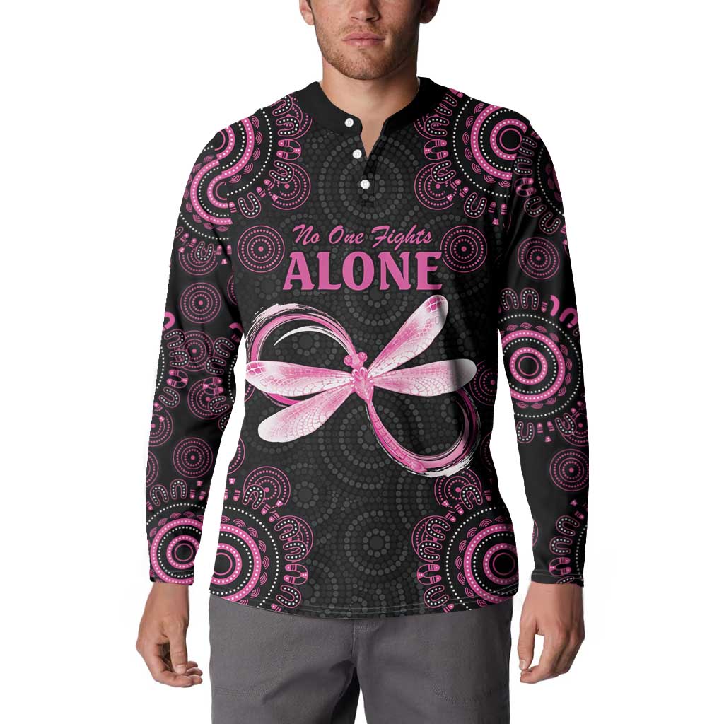 Personalized Pink Dragonfly Aboriginal of Hope Button Sweatshirt Australia’s Breast Cancer Awareness - Aussie Hoodie