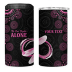 Personalized Pink Dragonfly Aboriginal of Hope 4 in 1 Can Cooler Tumbler Australia’s Breast Cancer Awareness - Aussie Hoodie