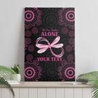 Personalized Pink Dragonfly Aboriginal of Hope Canvas Wall Art Australia’s Breast Cancer Awareness - Aussie Hoodie