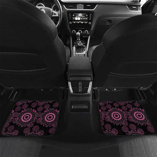 Personalized Pink Dragonfly Aboriginal of Hope Car Mats Australia’s Breast Cancer Awareness - Aussie Hoodie