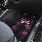 Personalized Pink Dragonfly Aboriginal of Hope Car Mats Australia’s Breast Cancer Awareness - Aussie Hoodie
