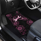 Personalized Pink Dragonfly Aboriginal of Hope Car Mats Australia’s Breast Cancer Awareness - Aussie Hoodie