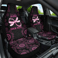 Personalized Pink Dragonfly Aboriginal of Hope Car Seat Cover Australia’s Breast Cancer Awareness - Aussie Hoodie