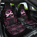 Personalized Pink Dragonfly Aboriginal of Hope Car Seat Cover Australia’s Breast Cancer Awareness - Aussie Hoodie