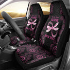 Personalized Pink Dragonfly Aboriginal of Hope Car Seat Cover Australia’s Breast Cancer Awareness - Aussie Hoodie