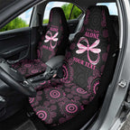 Personalized Pink Dragonfly Aboriginal of Hope Car Seat Cover Australia’s Breast Cancer Awareness - Aussie Hoodie