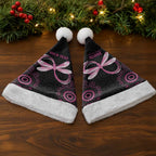 Personalized Pink Dragonfly Aboriginal of Hope Christmas Santa Hat Australia’s Breast Cancer Awareness - Aussie Hoodie