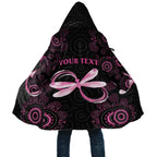 Personalized Pink Dragonfly Aboriginal of Hope Cloak Australia’s Breast Cancer Awareness - Aussie Hoodie