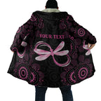 Personalized Pink Dragonfly Aboriginal of Hope Cloak Australia’s Breast Cancer Awareness - Aussie Hoodie