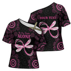 Personalized Pink Dragonfly Aboriginal of Hope Cross Shoulder Shirt Australia’s Breast Cancer Awareness - Aussie Hoodie