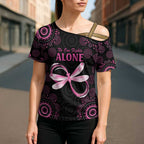 Personalized Pink Dragonfly Aboriginal of Hope Cross Shoulder Shirt Australia’s Breast Cancer Awareness - Aussie Hoodie