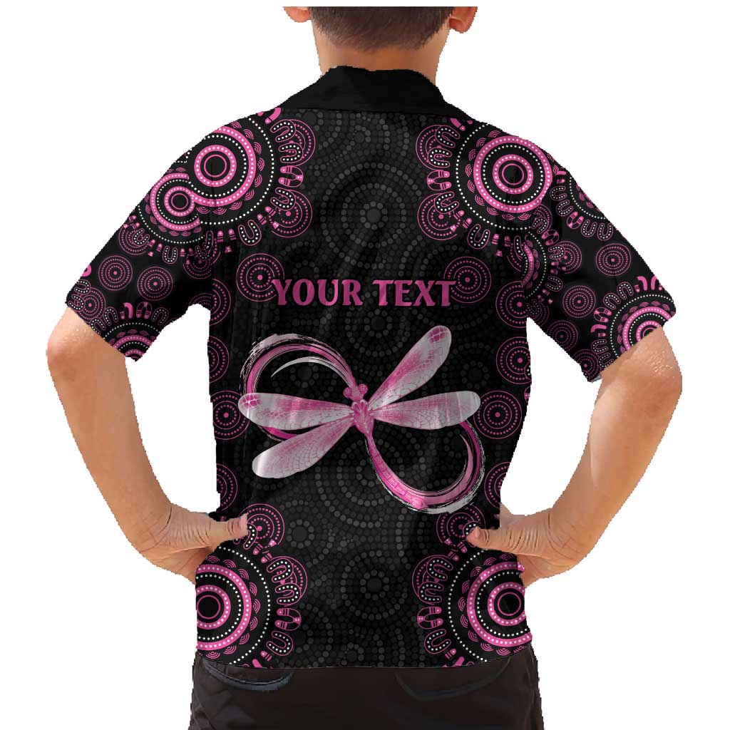 Personalized Pink Dragonfly Aboriginal of Hope Family Matching Mermaid Dress and Hawaiian Shirt Australia’s Breast Cancer Awareness - Aussie Hoodie