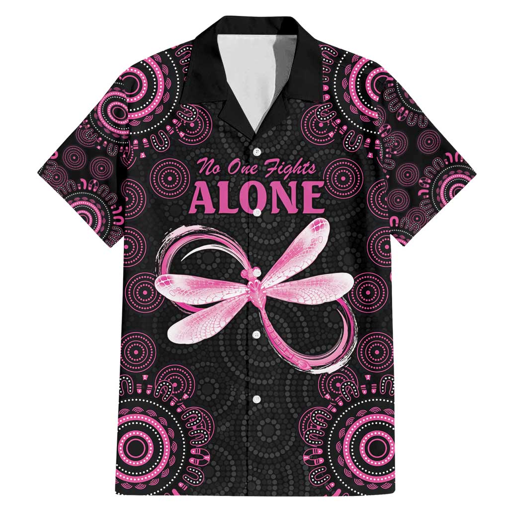 Personalized Pink Dragonfly Aboriginal of Hope Family Matching Mermaid Dress and Hawaiian Shirt Australia’s Breast Cancer Awareness - Aussie Hoodie
