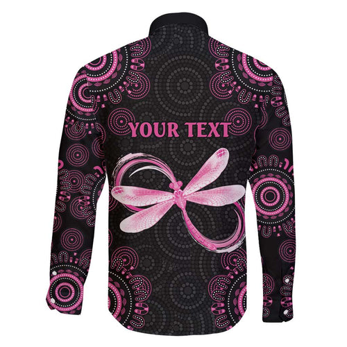 Personalized Pink Dragonfly Aboriginal of Hope Family Matching Summer Maxi Dress and Hawaiian Shirt Australia’s Breast Cancer Awareness - Aussie Hoodie