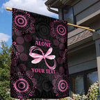 Personalized Pink Dragonfly Aboriginal of Hope Garden Flag Australia’s Breast Cancer Awareness - Aussie Hoodie