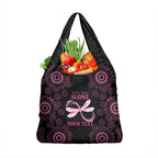 Personalized Pink Dragonfly Aboriginal of Hope Grocery Bag Australia’s Breast Cancer Awareness - Aussie Hoodie