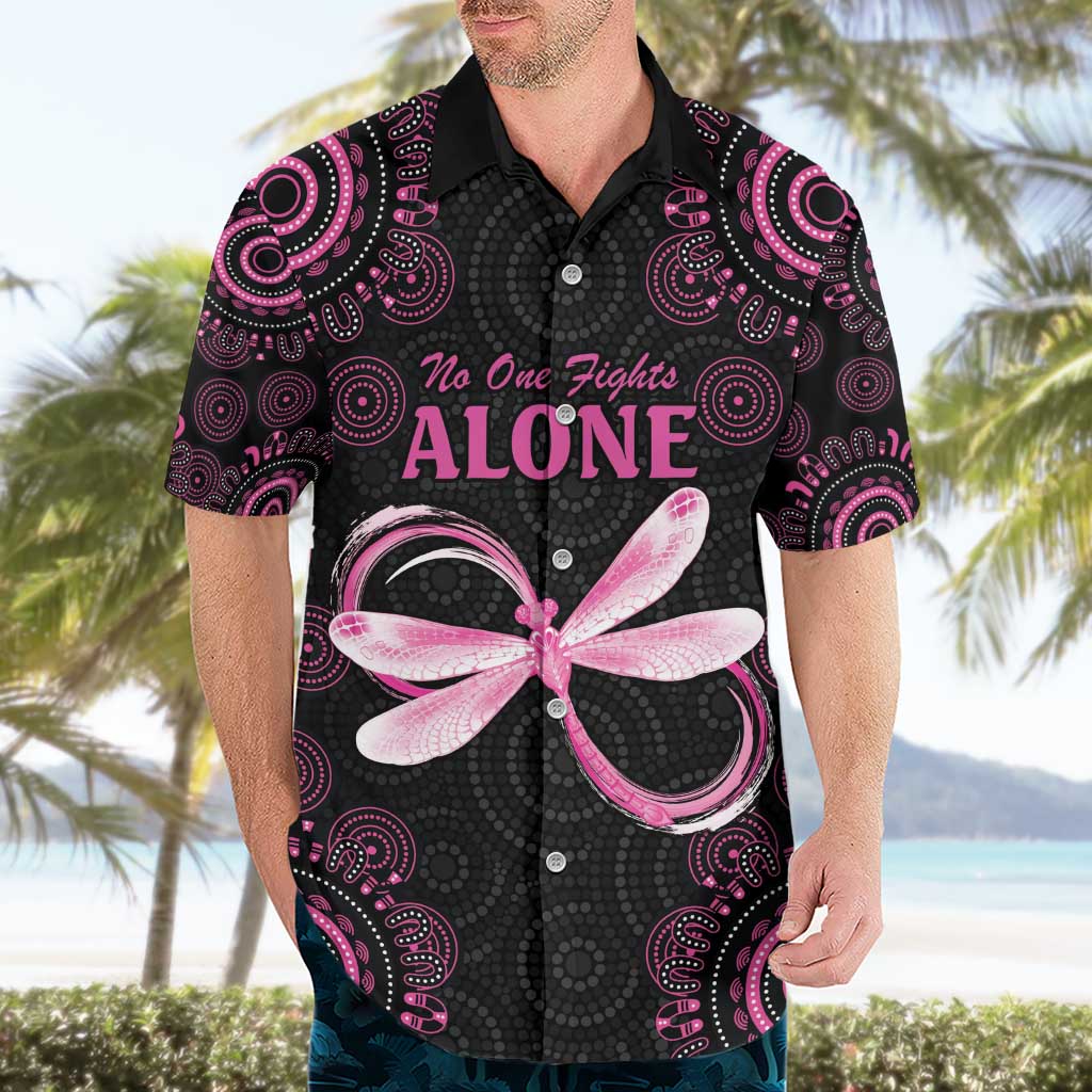 Personalized Pink Dragonfly Aboriginal of Hope Hawaiian Shirt Australia’s Breast Cancer Awareness - Aussie Hoodie