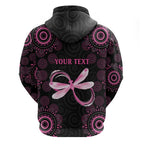 Personalized Pink Dragonfly Aboriginal of Hope Hoodie Australia’s Breast Cancer Awareness - Aussie Hoodie