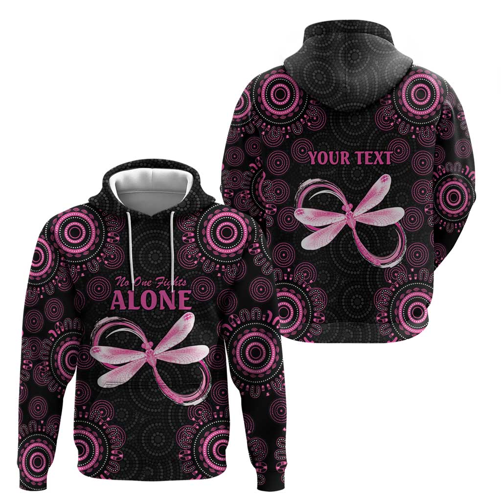 Personalized Pink Dragonfly Aboriginal of Hope Hoodie Australia’s Breast Cancer Awareness - Aussie Hoodie