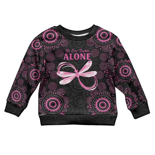 Personalized Pink Dragonfly Aboriginal of Hope Kid Ugly Christmas Sweater Australia’s Breast Cancer Awareness - Aussie Hoodie