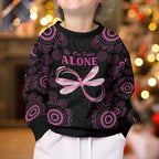 Personalized Pink Dragonfly Aboriginal of Hope Kid Ugly Christmas Sweater Australia’s Breast Cancer Awareness - Aussie Hoodie
