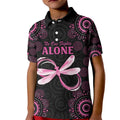 Personalized Pink Dragonfly Aboriginal of Hope Kid Polo Shirt Australia’s Breast Cancer Awareness - Aussie Hoodie