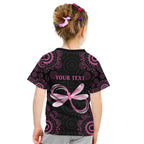Personalized Pink Dragonfly Aboriginal of Hope Kid T Shirt Australia’s Breast Cancer Awareness - Aussie Hoodie