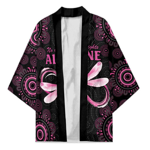 Personalized Pink Dragonfly Aboriginal of Hope Kimono Australia’s Breast Cancer Awareness - Aussie Hoodie