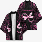 Personalized Pink Dragonfly Aboriginal of Hope Kimono Australia’s Breast Cancer Awareness - Aussie Hoodie