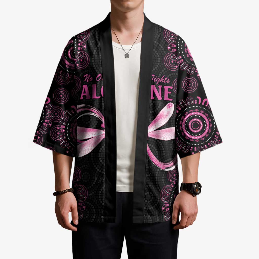 Personalized Pink Dragonfly Aboriginal of Hope Kimono Australia’s Breast Cancer Awareness - Aussie Hoodie