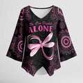 Personalized Pink Dragonfly Aboriginal of Hope Kimono Sleeve Blouse Australia’s Breast Cancer Awareness - Aussie Hoodie